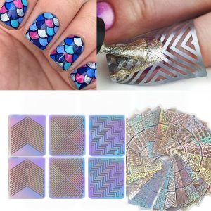 Nailart – Šablony na nehty (144 kusů) 03