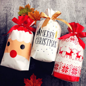 CHRISTMAS BAGS – Vánoční dárkové tašky (5 kusů) 03